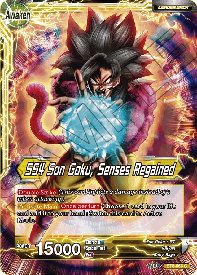Image for Son Goku & Pan // SS4 Son Goku, Senses Regained (Malicious Machinations) (BT8-066) - Dragon Ball Super: Masters