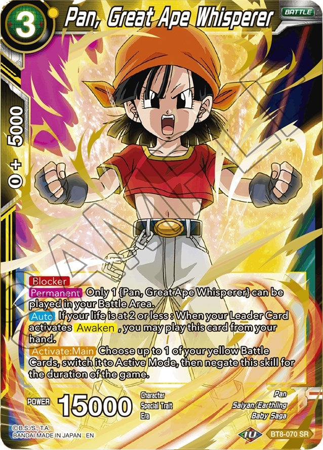 Image for Pan, Great Ape Whisperer (Malicious Machinations) (BT8-070) - Dragon Ball Super: Masters