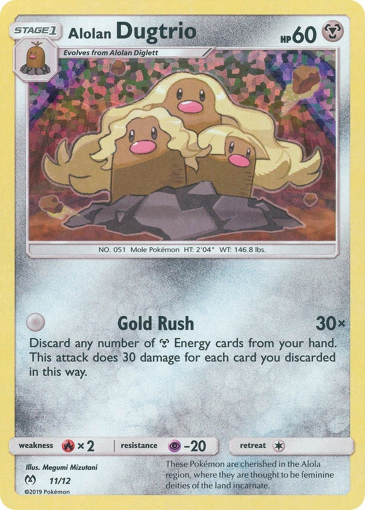 Image for Alolan Dugtrio (McDonald's Promos 2019) (011/012) - Pokemon