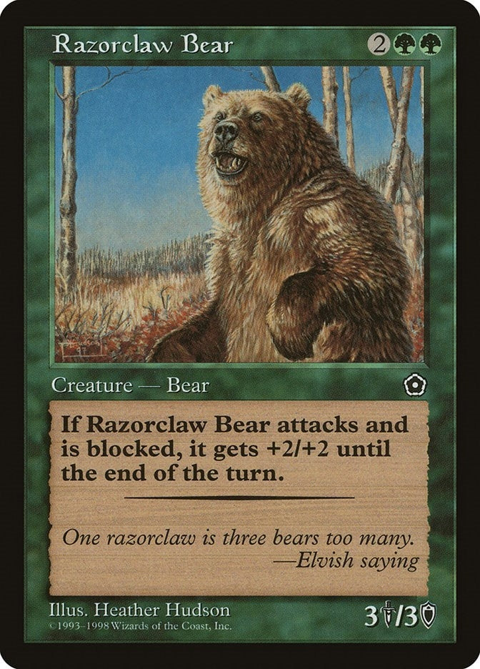 Image for Razorclaw Bear (Portal Second Age) - Magic: The Gathering