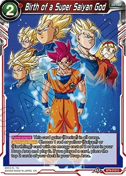 Image for Birth of a Super Saiyan God (Malicious Machinations) (BT8-019) - Dragon Ball Super: Masters