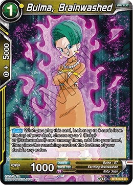 Image for Bulma, Brainwashed (Malicious Machinations) (BT8-076) - Dragon Ball Super: Masters