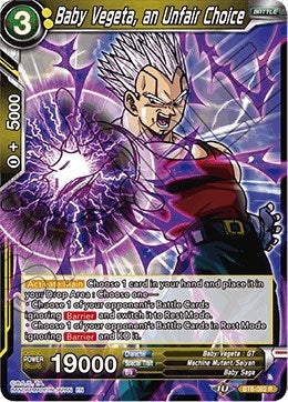Image for Baby Vegeta, an Unfair Choice (Malicious Machinations) (BT8-082) - Dragon Ball Super: Masters