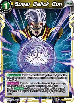 Image for Super Galick Gun (Malicious Machinations) (BT8-088) - Dragon Ball Super: Masters