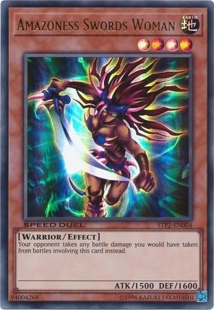 Image for Amazoness Swords Woman (Speed Duel: Tournament Pack 2) (STP2-EN004) - YuGiOh