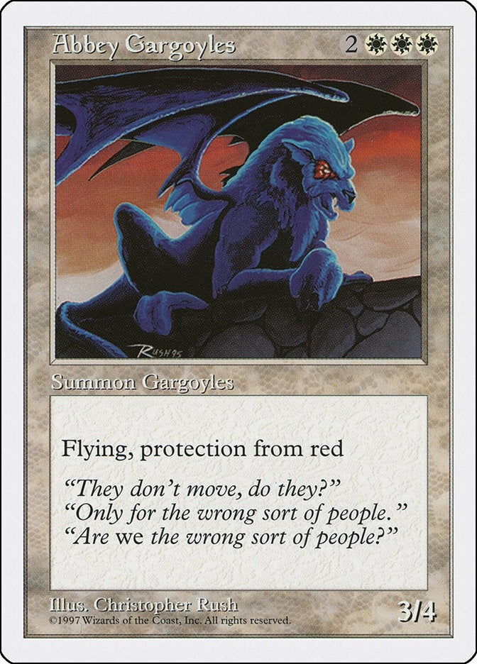 Image for Abbey Gargoyles (Fifth Edition) - Magic: The Gathering
