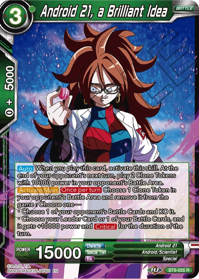 Image for Android 21, a Brilliant Idea (Malicious Machinations) (BT8-055) - Dragon Ball Super: Masters