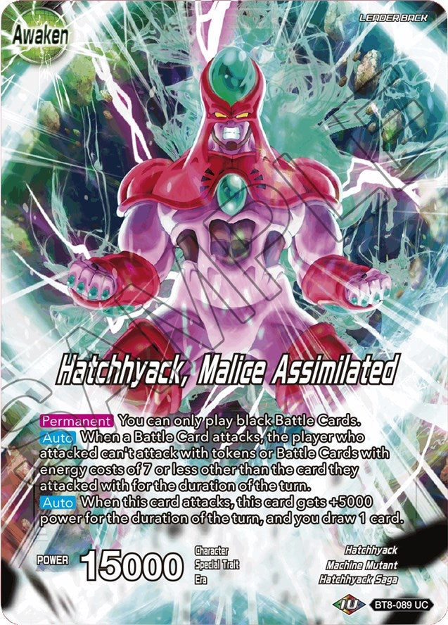 Image for Dr.Lychee & Hatchhyack // Hatchhyack, Malice Assimilated (Malicious Machinations) (BT8-089) - Dragon Ball Super: Masters