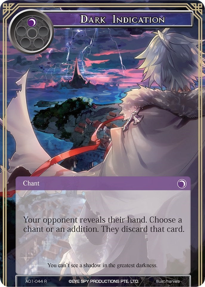 Image for Dark Indication (Alice Origin) (AO1-044) - Force of Will