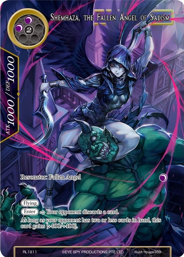 Image for Shemhaza, the Fallen Angel of Sadism (Promo Cards) (RL1911) - Force of Will