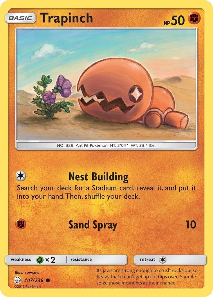 Image for Trapinch (SM - Cosmic Eclipse) (107/236) - Pokemon