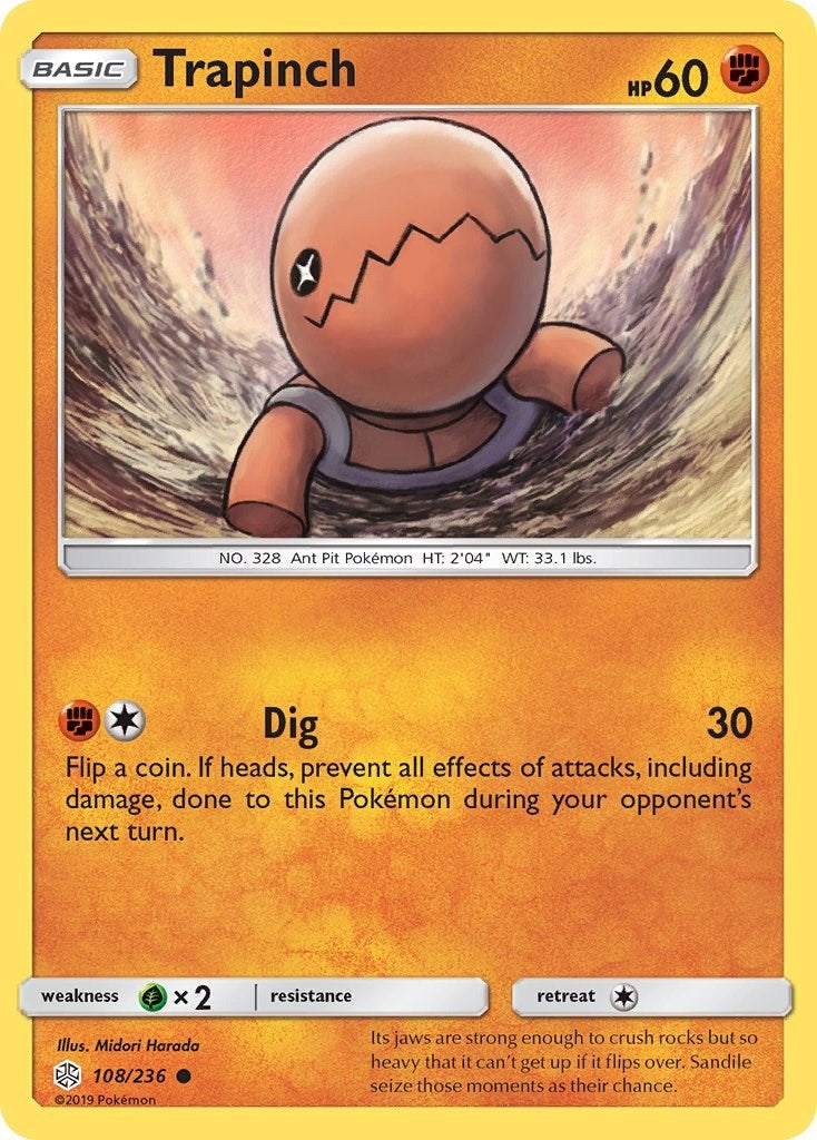 Image for Trapinch (SM - Cosmic Eclipse) (108/236) - Pokemon