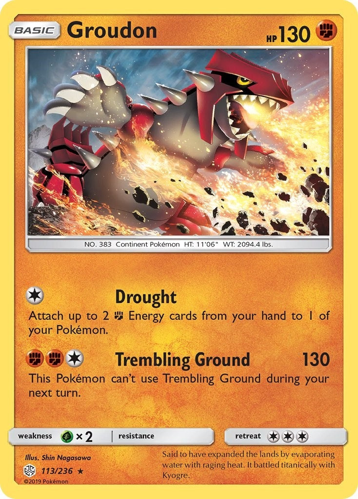 Image for Groudon (SM - Cosmic Eclipse) (113/236) - Pokemon