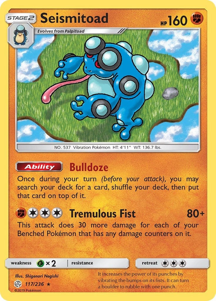 Image for Seismitoad (SM - Cosmic Eclipse) (117/236) - Pokemon