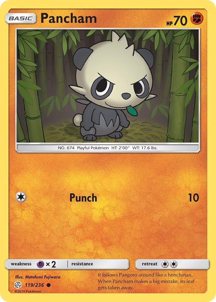 Image for Pancham (SM - Cosmic Eclipse) (119/236) - Pokemon