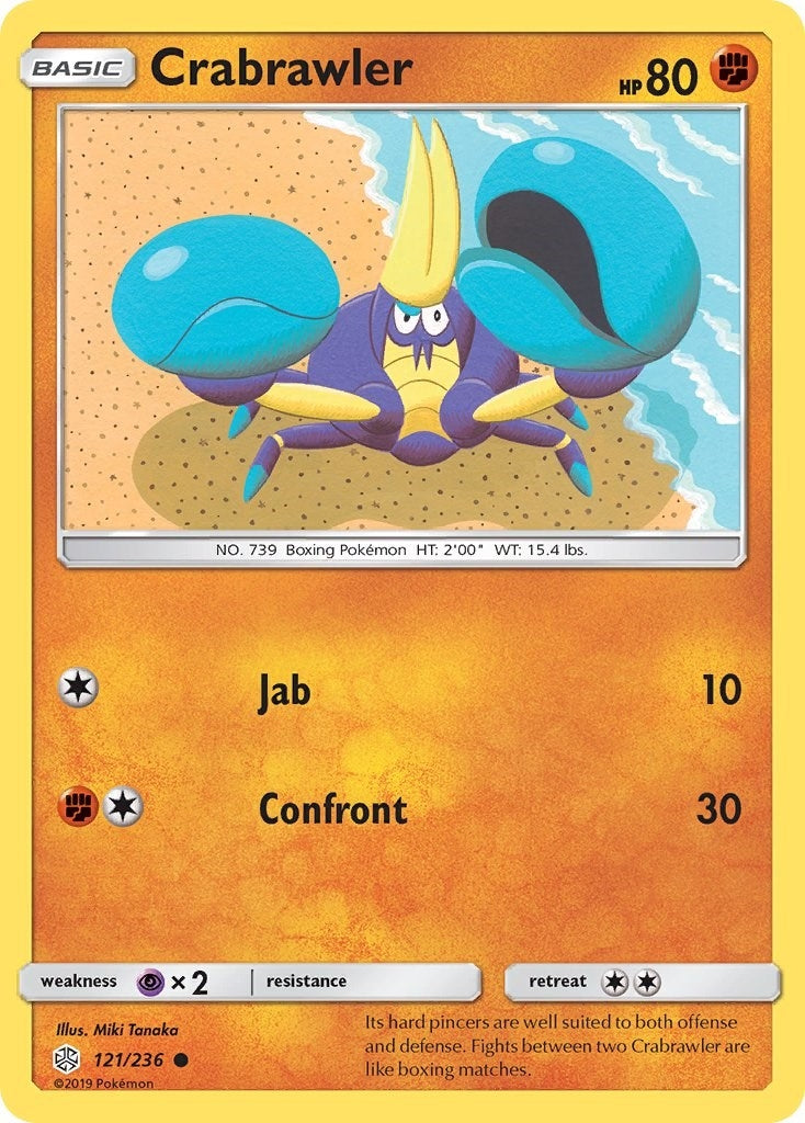 Image for Crabrawler (SM - Cosmic Eclipse) (121/236) - Pokemon