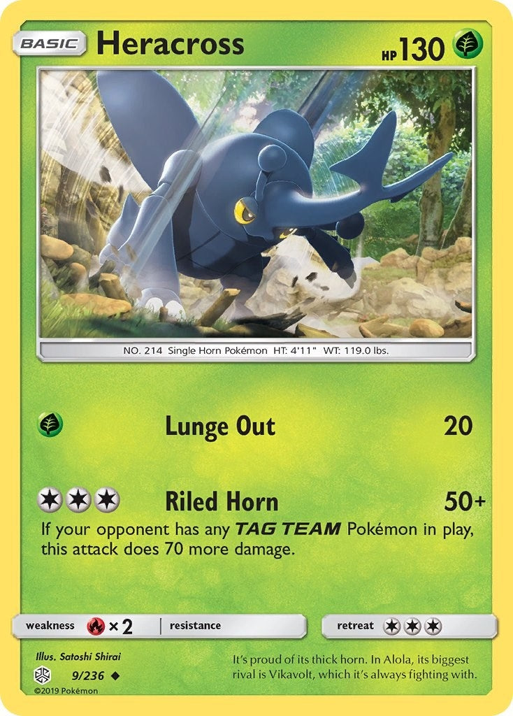 Image for Heracross (SM - Cosmic Eclipse) (9/236) - Pokemon