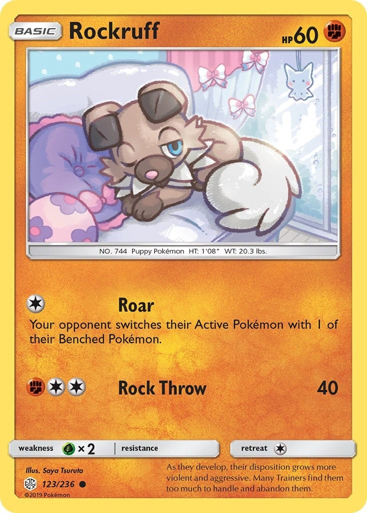 Image for Rockruff (SM - Cosmic Eclipse) (123/236) - Pokemon