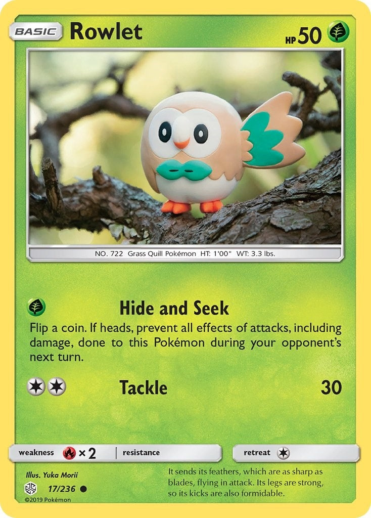 Image for Rowlet (SM - Cosmic Eclipse) (17/236) - Pokemon