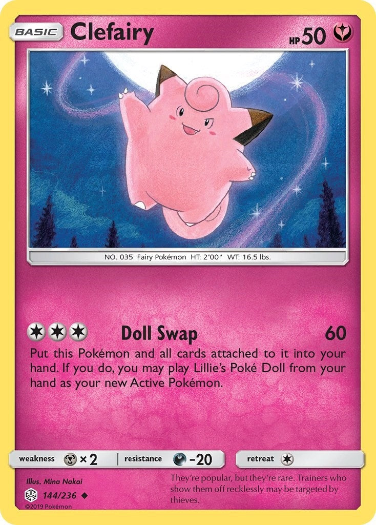 Image for Clefairy (SM - Cosmic Eclipse) (144/236) - Pokemon