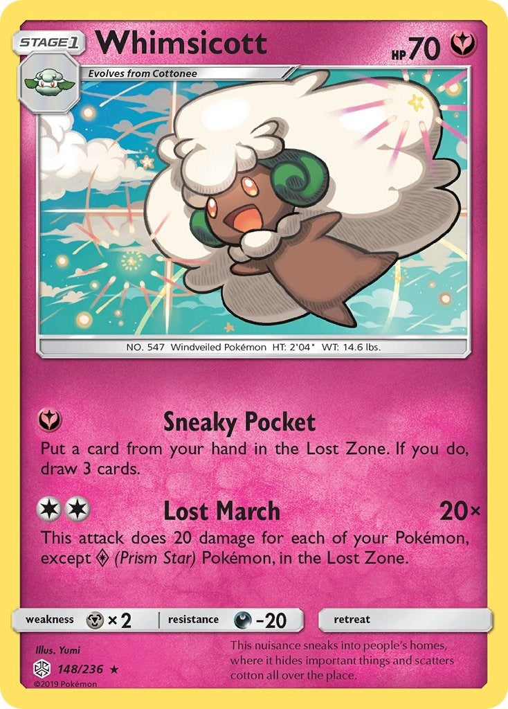 Image for Whimsicott (SM - Cosmic Eclipse) (148/236) - Pokemon
