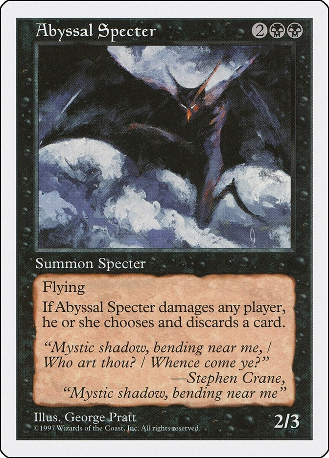 Image for Abyssal Specter (Fifth Edition) - Magic: The Gathering