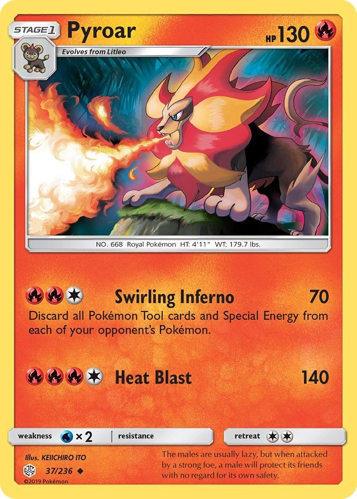 Image for Pyroar (SM - Cosmic Eclipse) (37/236) - Pokemon