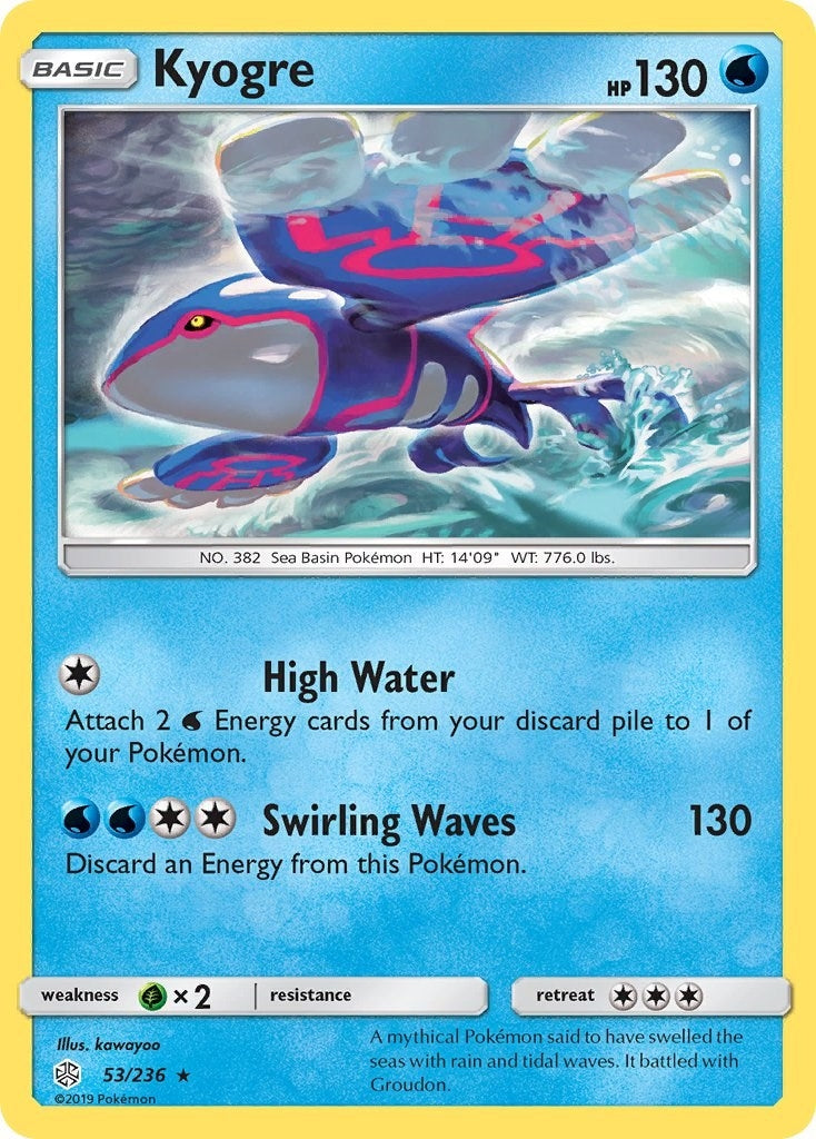 Image for Kyogre (SM - Cosmic Eclipse) (53/236) - Pokemon