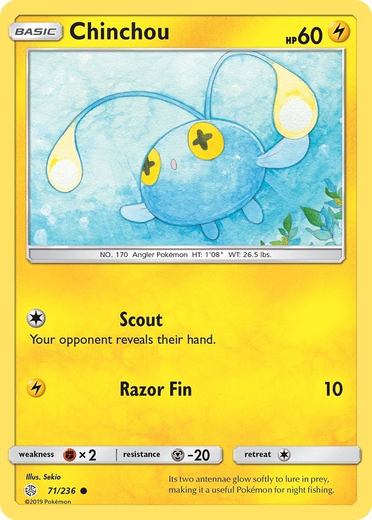 Image for Chinchou (SM - Cosmic Eclipse) (71/236) - Pokemon