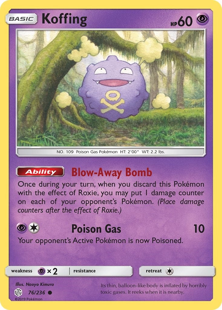 Image for Koffing (SM - Cosmic Eclipse) (76/236) - Pokemon