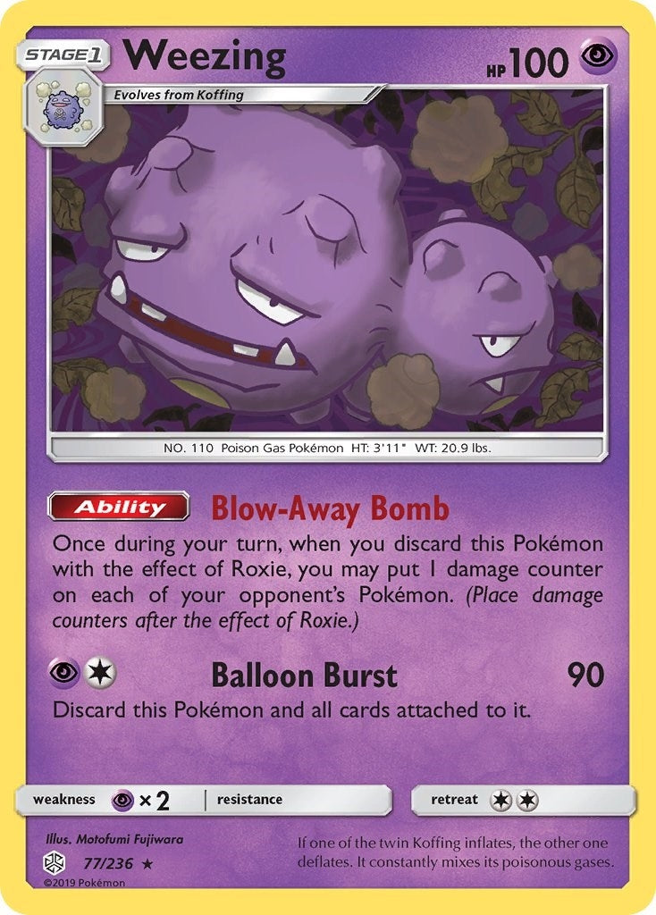 Image for Weezing (SM - Cosmic Eclipse) (77/236) - Pokemon