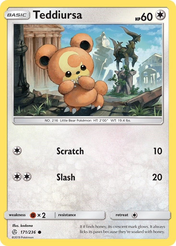 Image for Teddiursa (SM - Cosmic Eclipse) (171/236) - Pokemon