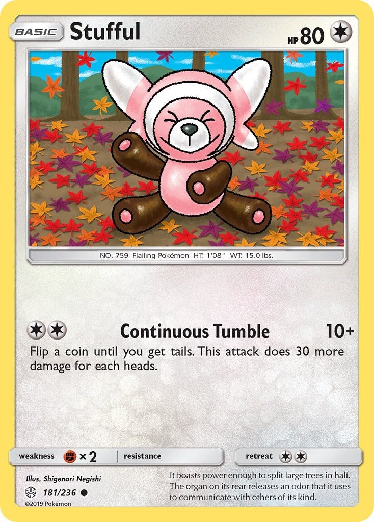 Image for Stufful (SM - Cosmic Eclipse) (181/236) - Pokemon