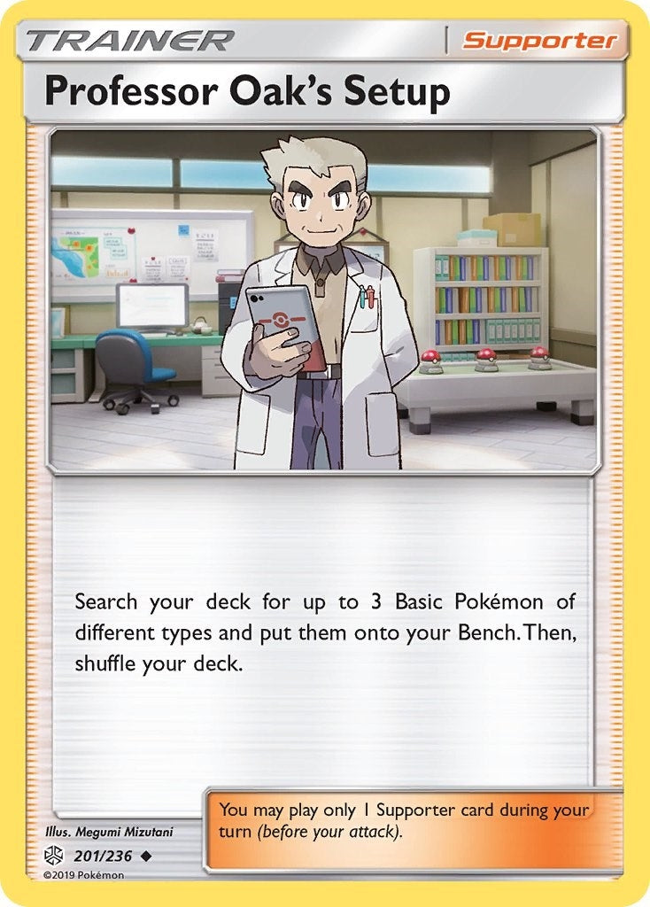 Image for Professor Oak's Setup (SM - Cosmic Eclipse) (201/236) - Pokemon