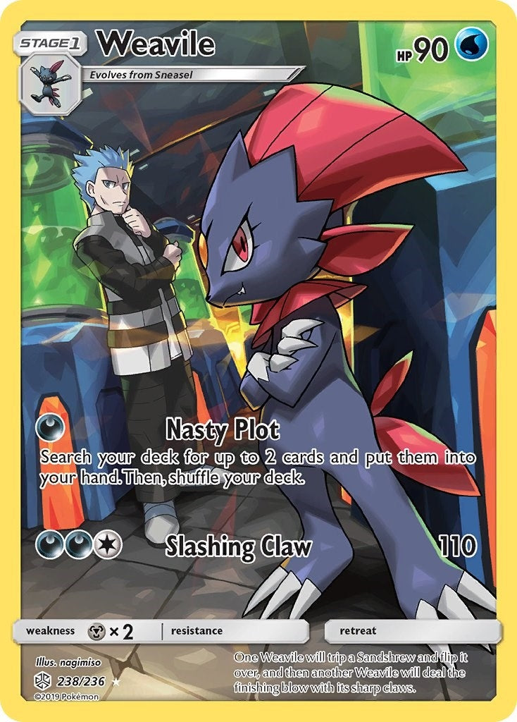 Image for Weavile (Secret) (SM - Cosmic Eclipse) (238/236) - Pokemon
