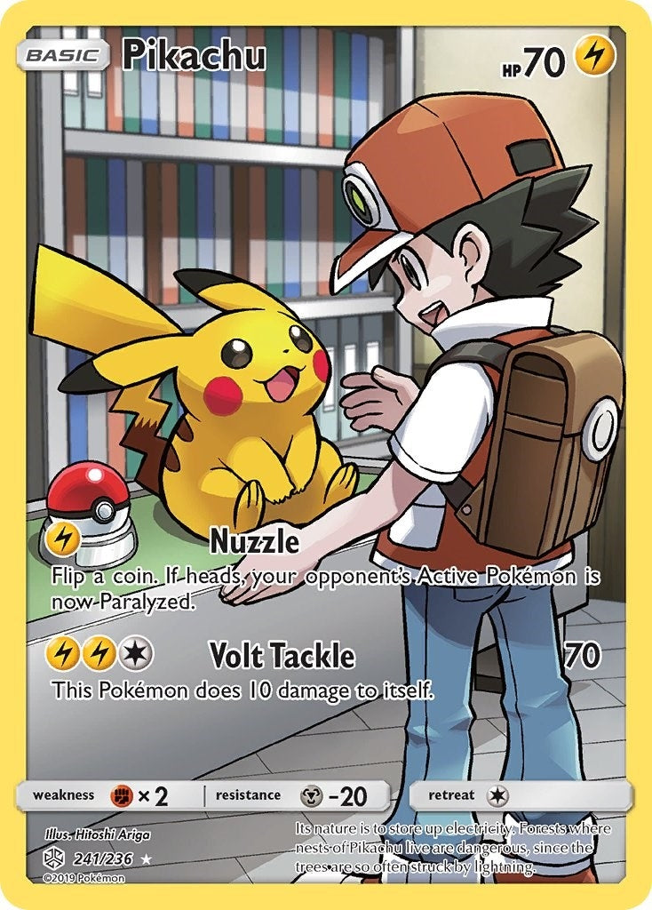 Image for Pikachu (Secret) (SM - Cosmic Eclipse) (241/236) - Pokemon