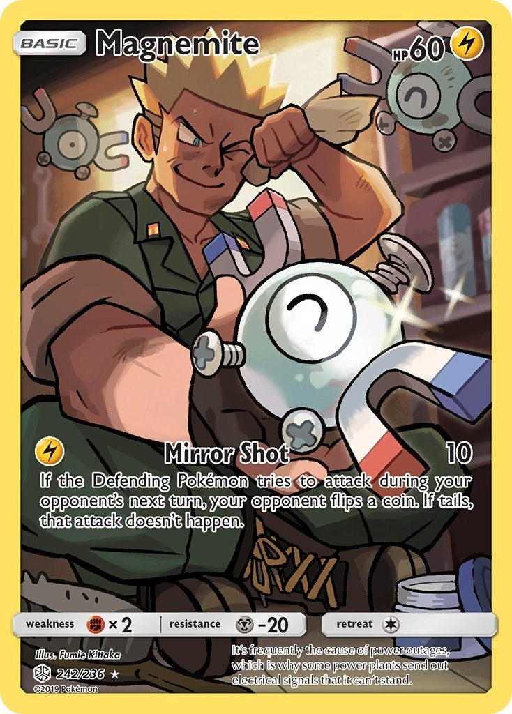 Image for Magnemite (Secret) (SM - Cosmic Eclipse) (242/236) - Pokemon