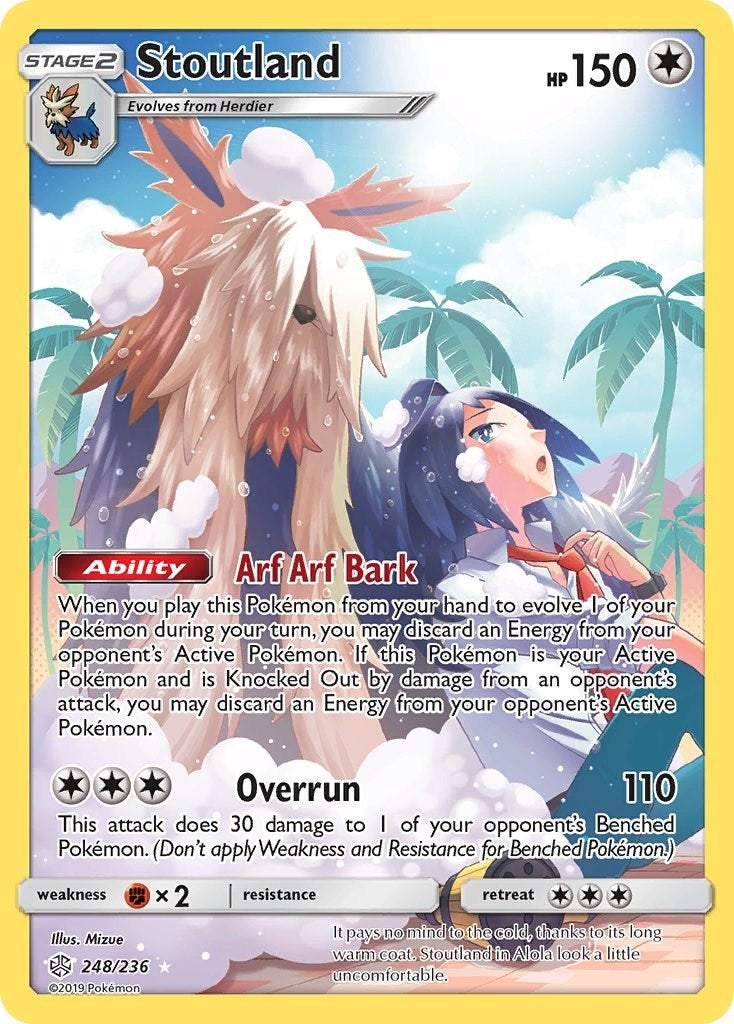 Image for Stoutland (Secret) (SM - Cosmic Eclipse) (248/236) - Pokemon