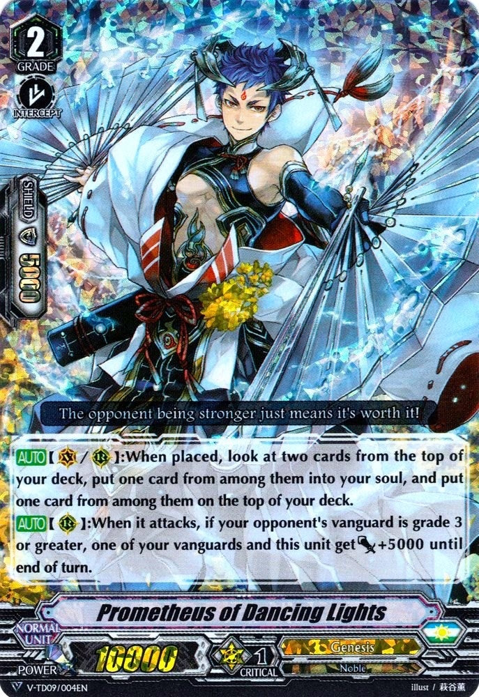 Image for Prometheus of Dancing Lights (RRR Foil) (V-TD09: Shinemon Nitta) (V-TD09/004EN) - Cardfight Vanguard