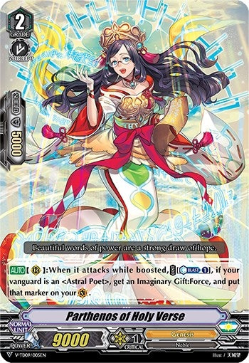 Image for Parthenos of Holy Verse (V-TD09: Shinemon Nitta) (V-TD09/005EN) - Cardfight Vanguard