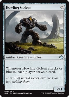 Image for Howling Golem (Magic Game Night 2019) (54) - Magic: The Gathering
