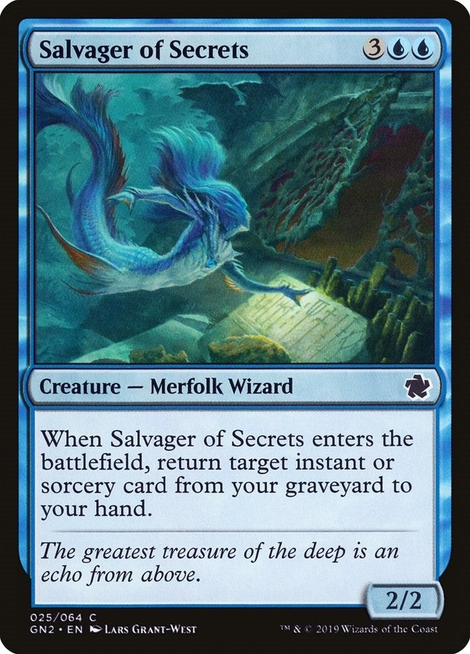 Image for Salvager of Secrets (Magic Game Night 2019) (25) - Magic: The Gathering