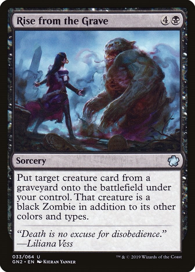 Image for Rise from the Grave (Magic Game Night 2019) (33) - Magic: The Gathering