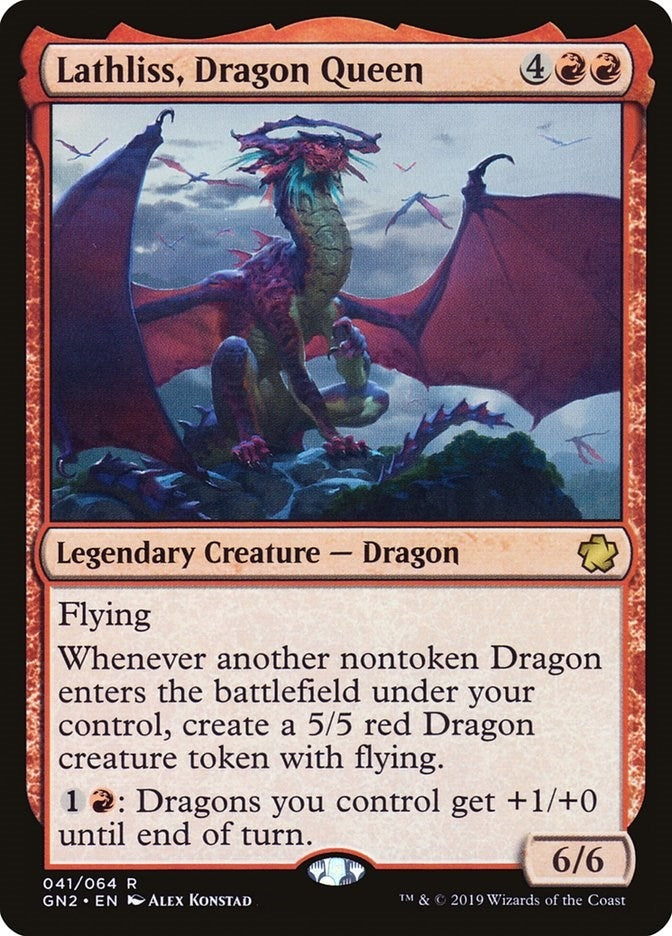 Image for Lathliss, Dragon Queen (Magic Game Night 2019) (41) - Magic: The Gathering