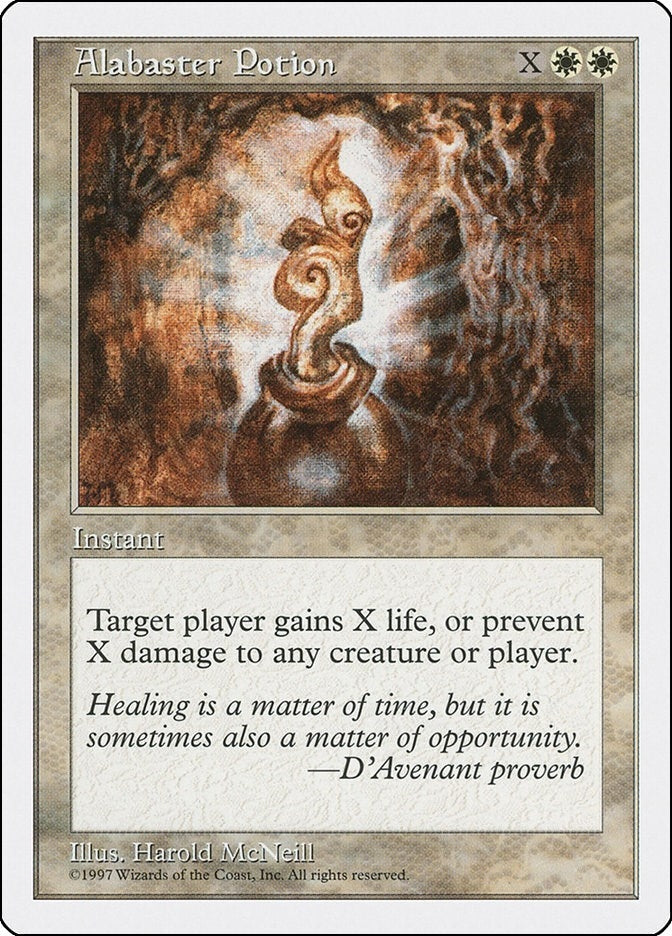 Image for Alabaster Potion (Fifth Edition) - Magic: The Gathering