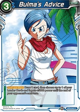 Image for Bulma's Advice (Malicious Machinations) (BT8-042) - Dragon Ball Super: Masters