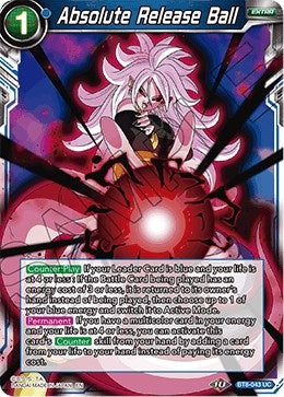 Image for Absolute Release Ball (Malicious Machinations) (BT8-043) - Dragon Ball Super: Masters
