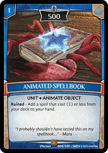 Image for Animated Spellbook (Revelations) (4/100 | 5REV) - Argent Saga TCG