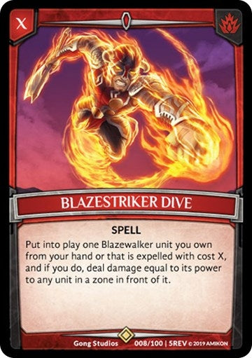 Image for Blazestriker Dive (Revelations) (8/100 | 5REV) - Argent Saga TCG