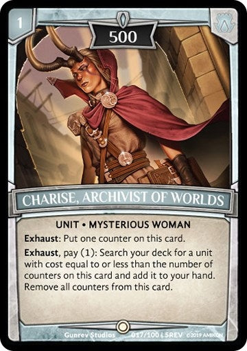 Image for Charise, Archivist of Worlds (Revelations) (17/100 | 5REV) - Argent Saga TCG